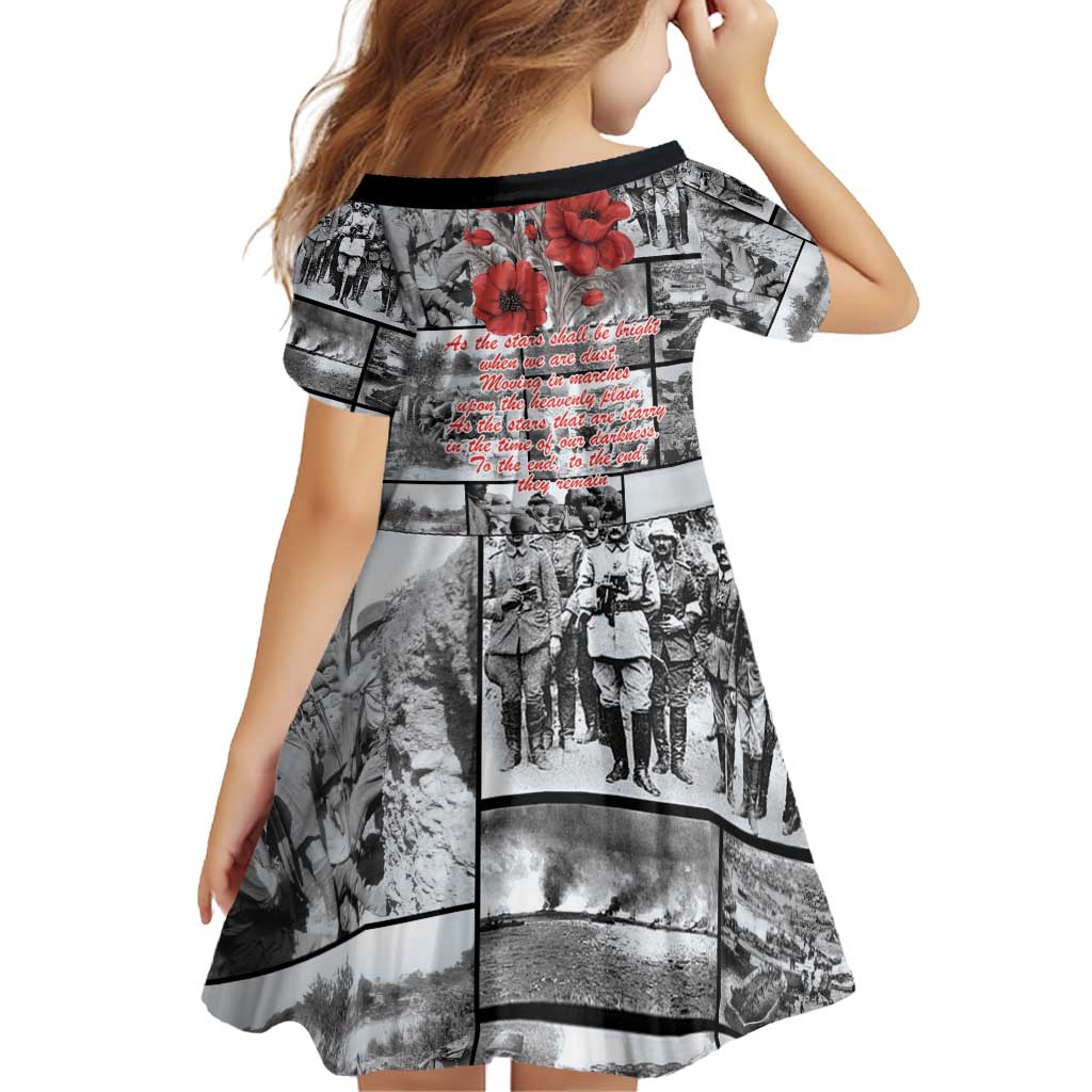 ANZAC Day Gallipoli Campaign Family Matching Off Shoulder Short Dress and Hawaiian Shirt To The End They Remain LT9 - Polynesian Pride