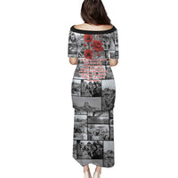 ANZAC Day Gallipoli Campaign Family Matching Puletasi and Hawaiian Shirt To The End They Remain