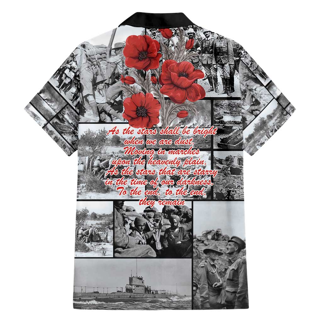 ANZAC Day Gallipoli Campaign Family Matching Short Sleeve Bodycon Dress and Hawaiian Shirt To The End They Remain LT9 - Polynesian Pride