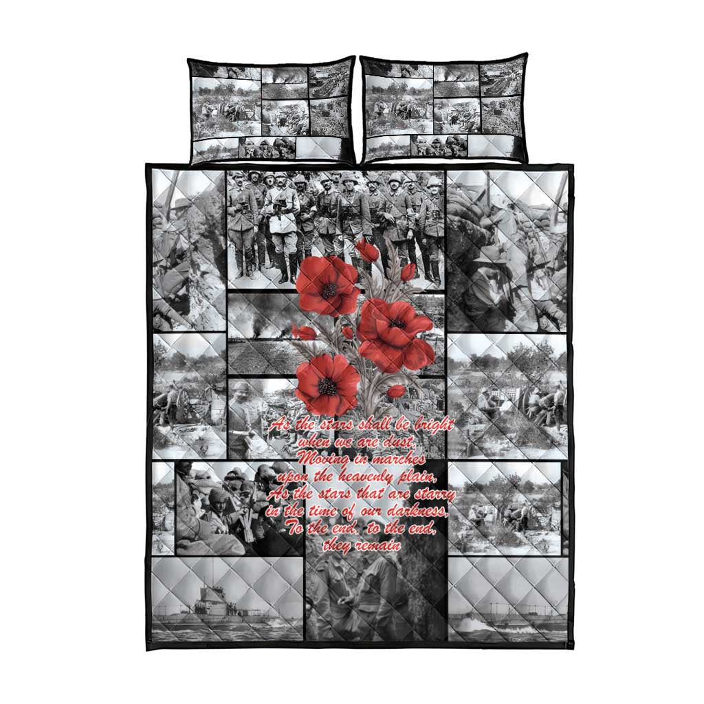 ANZAC Day Gallipoli Campaign Quilt Bed Set To The End They Remain