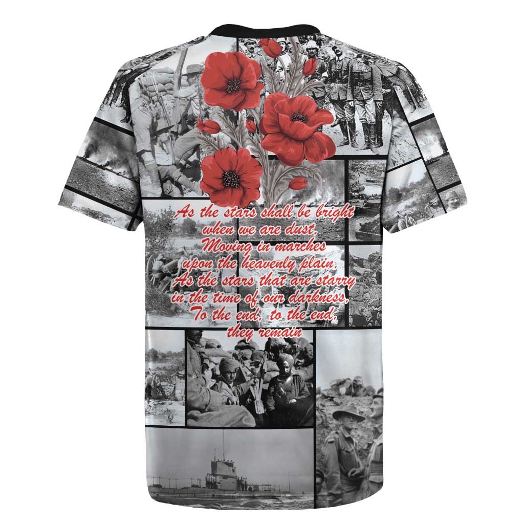 ANZAC Day Gallipoli Campaign Rugby Jersey To The End They Remain