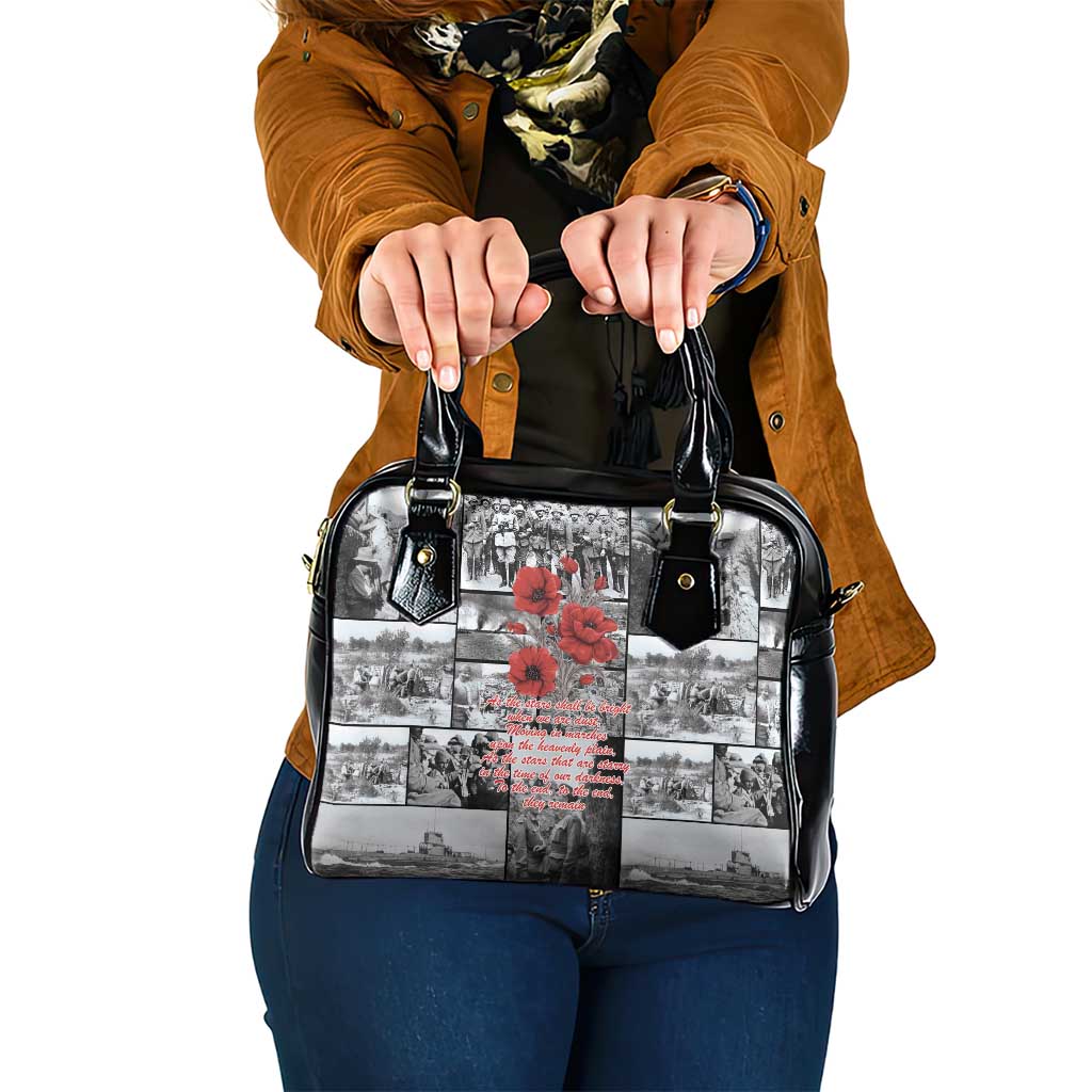 ANZAC Day Gallipoli Campaign Shoulder Handbag To The End They Remain