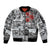 ANZAC Day Gallipoli Campaign Sleeve Zip Bomber Jacket To The End They Remain