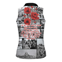 ANZAC Day Gallipoli Campaign Women Sleeveless Polo Shirt To The End They Remain
