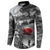 Black ANZAC Day The Battle of Lone Pine Button Sweatshirt Kiwi-Kangaroo Soldier Lest We Forget