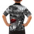 Black ANZAC Day The Battle of Lone Pine Family Matching Summer Maxi Dress and Hawaiian Shirt Kiwi-Kangaroo Soldier Lest We Forget