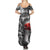 Black ANZAC Day The Battle of Lone Pine Family Matching Summer Maxi Dress and Hawaiian Shirt Kiwi-Kangaroo Soldier Lest We Forget