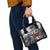 Black ANZAC Day The Battle of Lone Pine Shoulder Handbag Kiwi-Kangaroo Soldier Lest We Forget