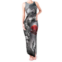 Black ANZAC Day The Battle of Lone Pine Tank Maxi Dress Kiwi-Kangaroo Soldier Lest We Forget