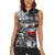 Black ANZAC Day The Battle of Lone Pine Women Sleeveless Polo Shirt Kiwi-Kangaroo Soldier Lest We Forget