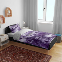 Purple ANZAC Day The Battle of Lone Pine Bedding Set Kiwi-Kangaroo Soldier Lest We Forget