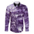 Purple ANZAC Day The Battle of Lone Pine Family Matching Off The Shoulder Long Sleeve Dress and Hawaiian Shirt Kiwi-Kangaroo Soldier Lest We Forget