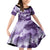 Purple ANZAC Day The Battle of Lone Pine Family Matching Off Shoulder Short Dress and Hawaiian Shirt Kiwi-Kangaroo Soldier Lest We Forget