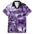 Purple ANZAC Day The Battle of Lone Pine Family Matching Summer Maxi Dress and Hawaiian Shirt Kiwi-Kangaroo Soldier Lest We Forget
