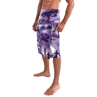 Purple ANZAC Day The Battle of Lone Pine Lavalava Kiwi-Kangaroo Soldier Lest We Forget