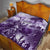 Purple ANZAC Day The Battle of Lone Pine Quilt Kiwi-Kangaroo Soldier Lest We Forget