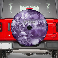 Purple ANZAC Day The Battle of Lone Pine Spare Tire Cover Kiwi-Kangaroo Soldier Lest We Forget