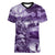 Purple ANZAC Day The Battle of Lone Pine Women V-Neck T-Shirt Kiwi-Kangaroo Soldier Lest We Forget