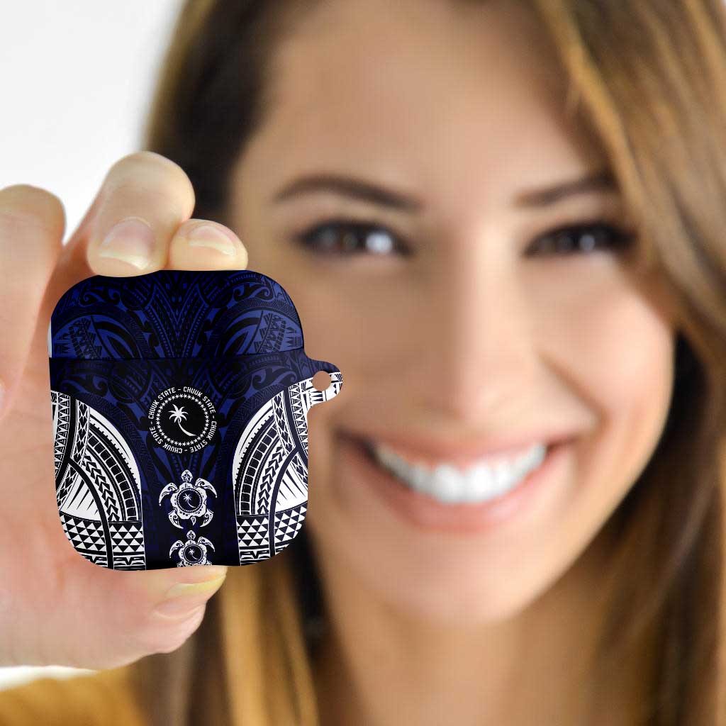FSM Chuuk States AirPods Case Micronesia Six 9 One Polynesian Tribal Pattern - Polynesian Pride