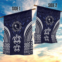 FSM Chuuk States Garden Flag Micronesia Six 9 One Polynesian Tribal Pattern