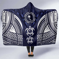 FSM Chuuk States Hooded Blanket Micronesia Six 9 One Polynesian Tribal Pattern