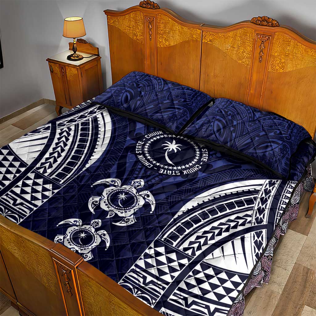 FSM Chuuk States Quilt Bed Set Micronesia Six 9 One Polynesian Tribal Pattern