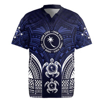 FSM Chuuk States Rugby Jersey Micronesia Six 9 One Polynesian Tribal Pattern