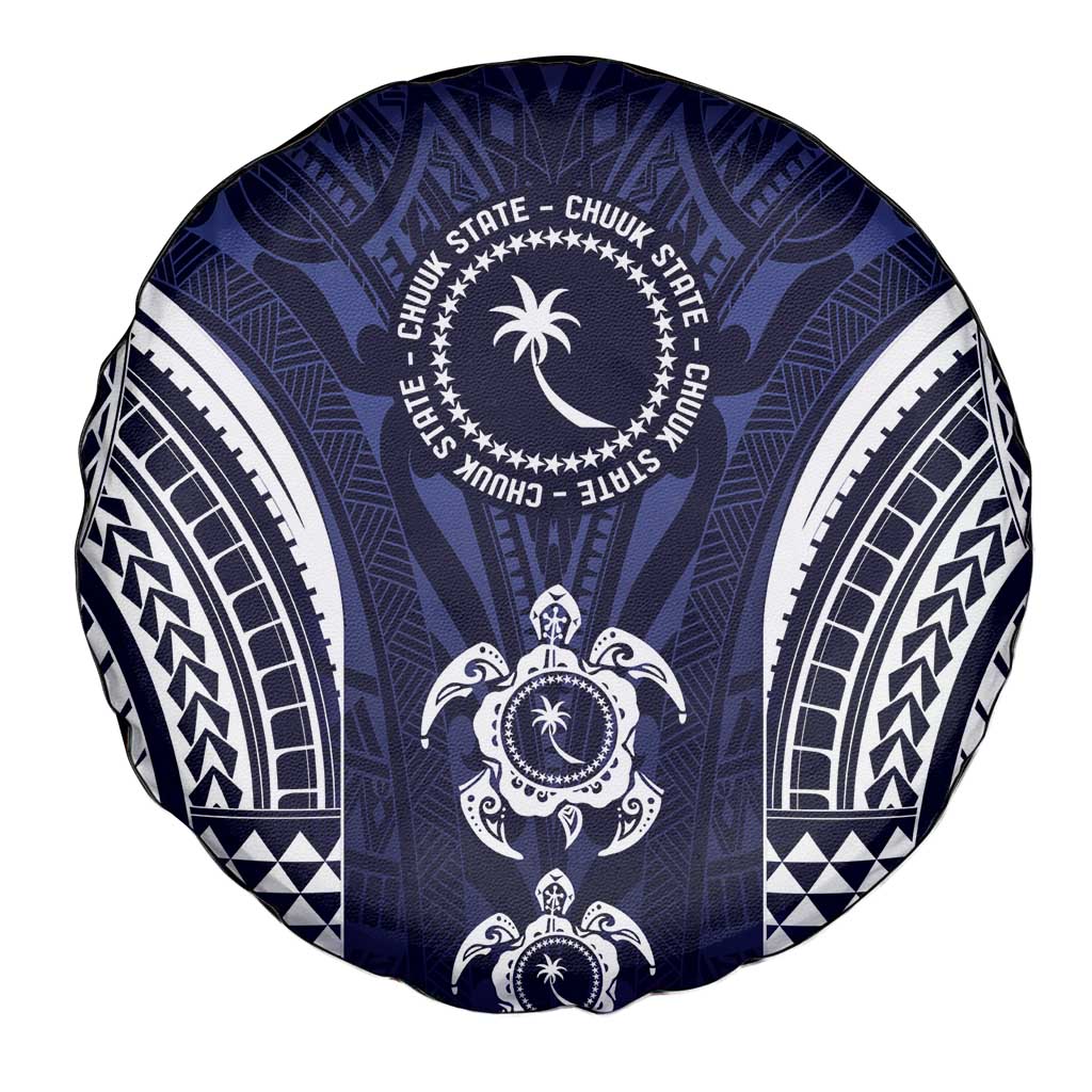 FSM Chuuk States Spare Tire Cover Micronesia Six 9 One Polynesian Tribal Pattern