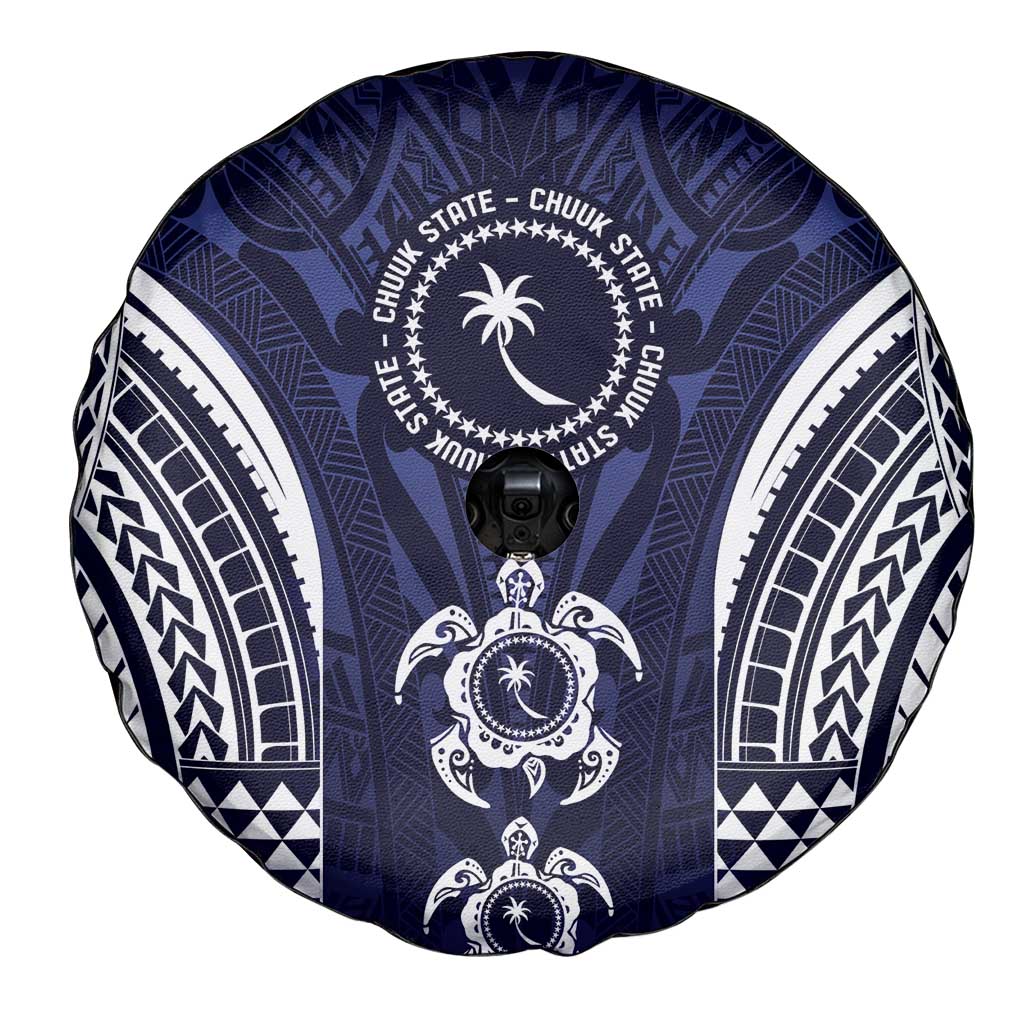 FSM Chuuk States Spare Tire Cover Micronesia Six 9 One Polynesian Tribal Pattern