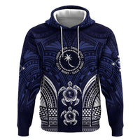 FSM Chuuk States Zip Hoodie Micronesia Six 9 One Polynesian Tribal Pattern LT9 Pullover Hoodie Blue - Polynesian Pride
