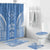 FSM Kosrae States Bathroom Set Micronesia Six 9 One Polynesian Tribal Pattern - Polynesian Pride