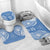 FSM Kosrae States Bathroom Set Micronesia Six 9 One Polynesian Tribal Pattern - Polynesian Pride