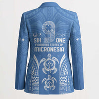 FSM Kosrae States Blazer Micronesia Six 9 One Polynesian Tribal Pattern - Polynesian Pride