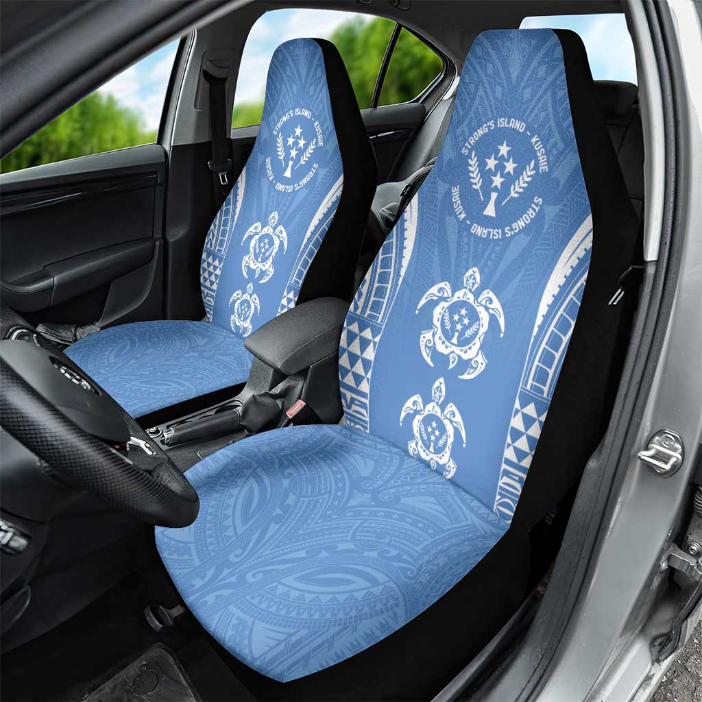 FSM Kosrae States Car Seat Cover Micronesia Six 9 One Polynesian Tribal Pattern LT9 - Polynesian Pride