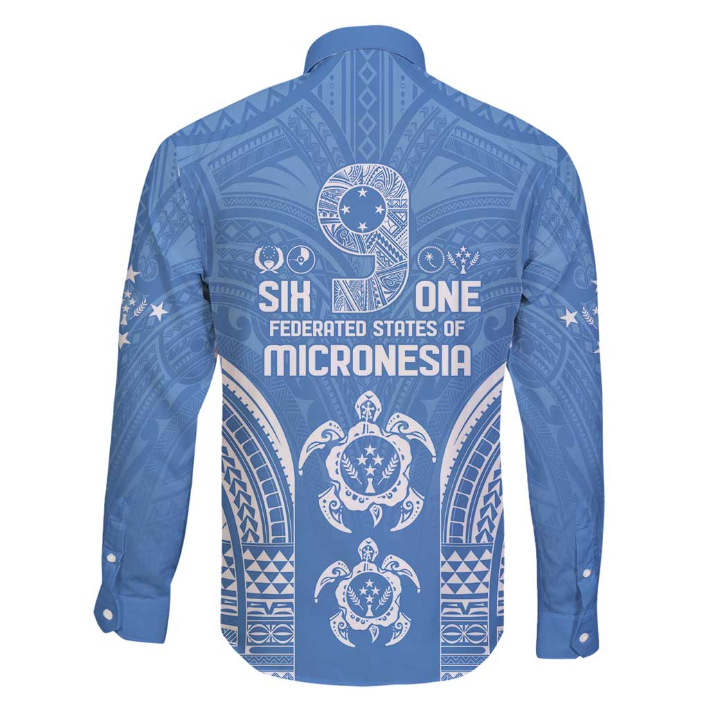 FSM Kosrae States Family Matching Puletasi and Hawaiian Shirt Micronesia Six 9 One Polynesian Tribal Pattern