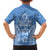 FSM Kosrae States Family Matching Short Sleeve Bodycon Dress and Hawaiian Shirt Micronesia Six 9 One Polynesian Tribal Pattern