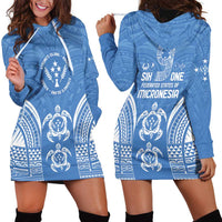 FSM Kosrae States Hoodie Dress Micronesia Six 9 One Polynesian Tribal Pattern