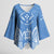 FSM Kosrae States Kimono Sleeve Blouse Micronesia Six 9 One Polynesian Tribal Pattern - Polynesian Pride