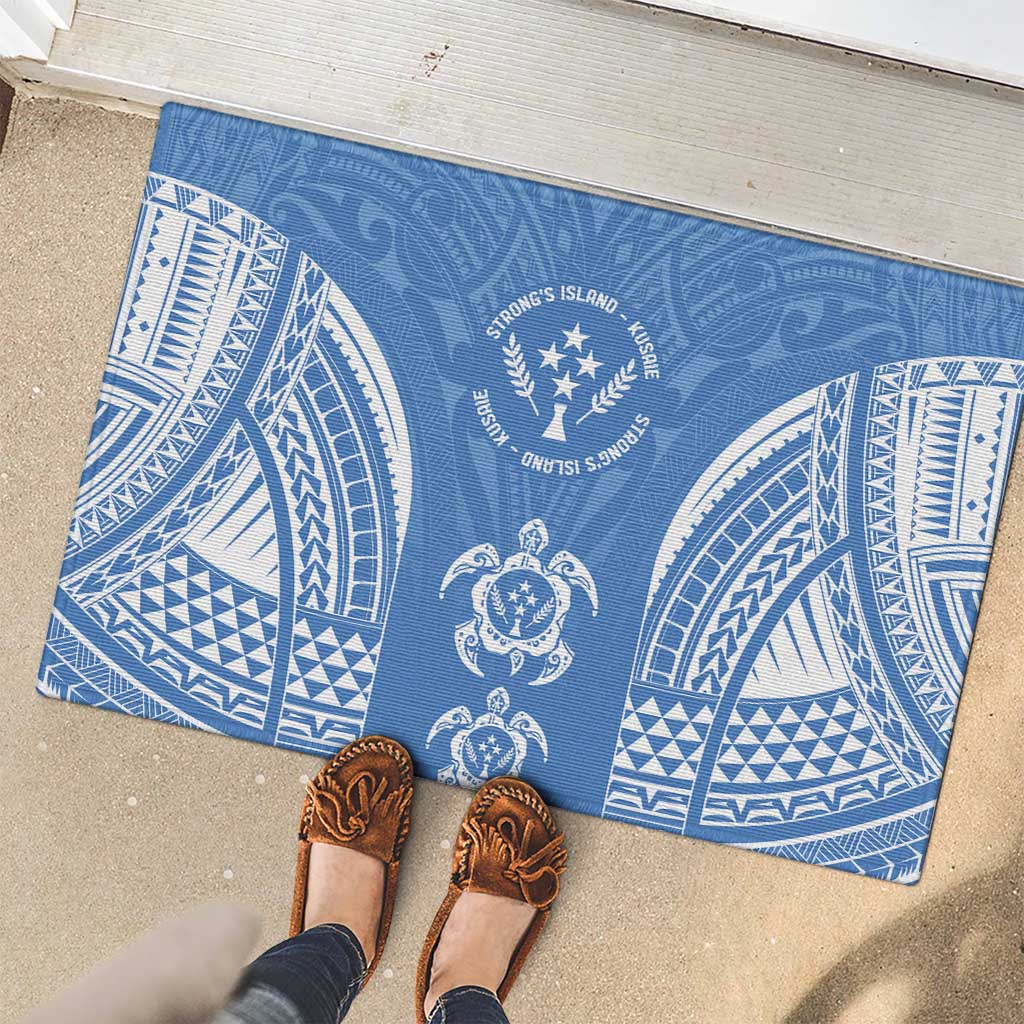 FSM Kosrae States Rubber Doormat Micronesia Six 9 One Polynesian Tribal Pattern