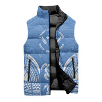 FSM Kosrae States Sleeveless Puffer Jacket Micronesia Six 9 One Polynesian Tribal Pattern LT9 - Polynesian Pride