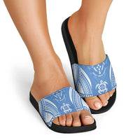 FSM Kosrae States Slide Sandals Micronesia Six 9 One Polynesian Tribal Pattern - Polynesian Pride