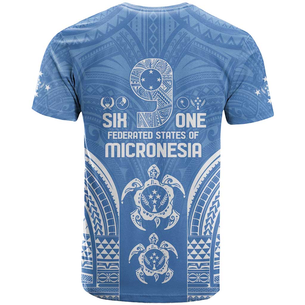 FSM Kosrae States T Shirt Micronesia Six 9 One Polynesian Tribal Pattern