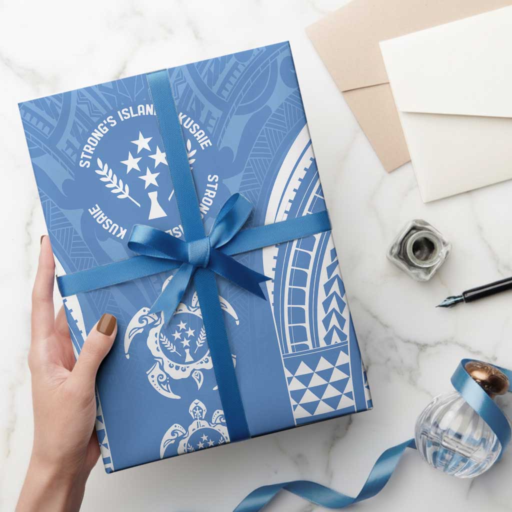 FSM Kosrae States Wrapping Paper Micronesia Six 9 One Polynesian Tribal Pattern - Polynesian Pride