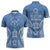 FSM Kosrae States Zipper Polo Shirt Micronesia Six 9 One Polynesian Tribal Pattern - Polynesian Pride