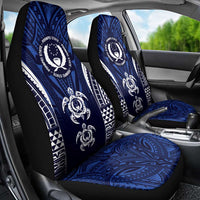 FSM Pohnpei States Car Seat Cover Micronesia Six 9 One Polynesian Tribal Pattern