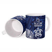 FSM Pohnpei States Ceramic Mug Micronesia Six 9 One Polynesian Tribal Pattern - Polynesian Pride