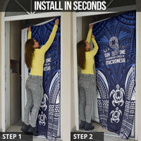 FSM Pohnpei States Door Cover Micronesia Six 9 One Polynesian Tribal Pattern - Polynesian Pride