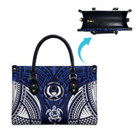 FSM Pohnpei States Leather Bag Micronesia Six 9 One Polynesian Tribal Pattern - Polynesian Pride