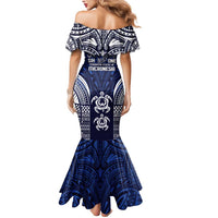 FSM Pohnpei States Mermaid Dress Micronesia Six 9 One Polynesian Tribal Pattern
