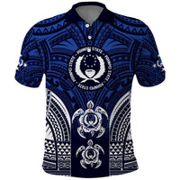 FSM Pohnpei States Polo Shirt Micronesia Six 9 One Polynesian Tribal Pattern